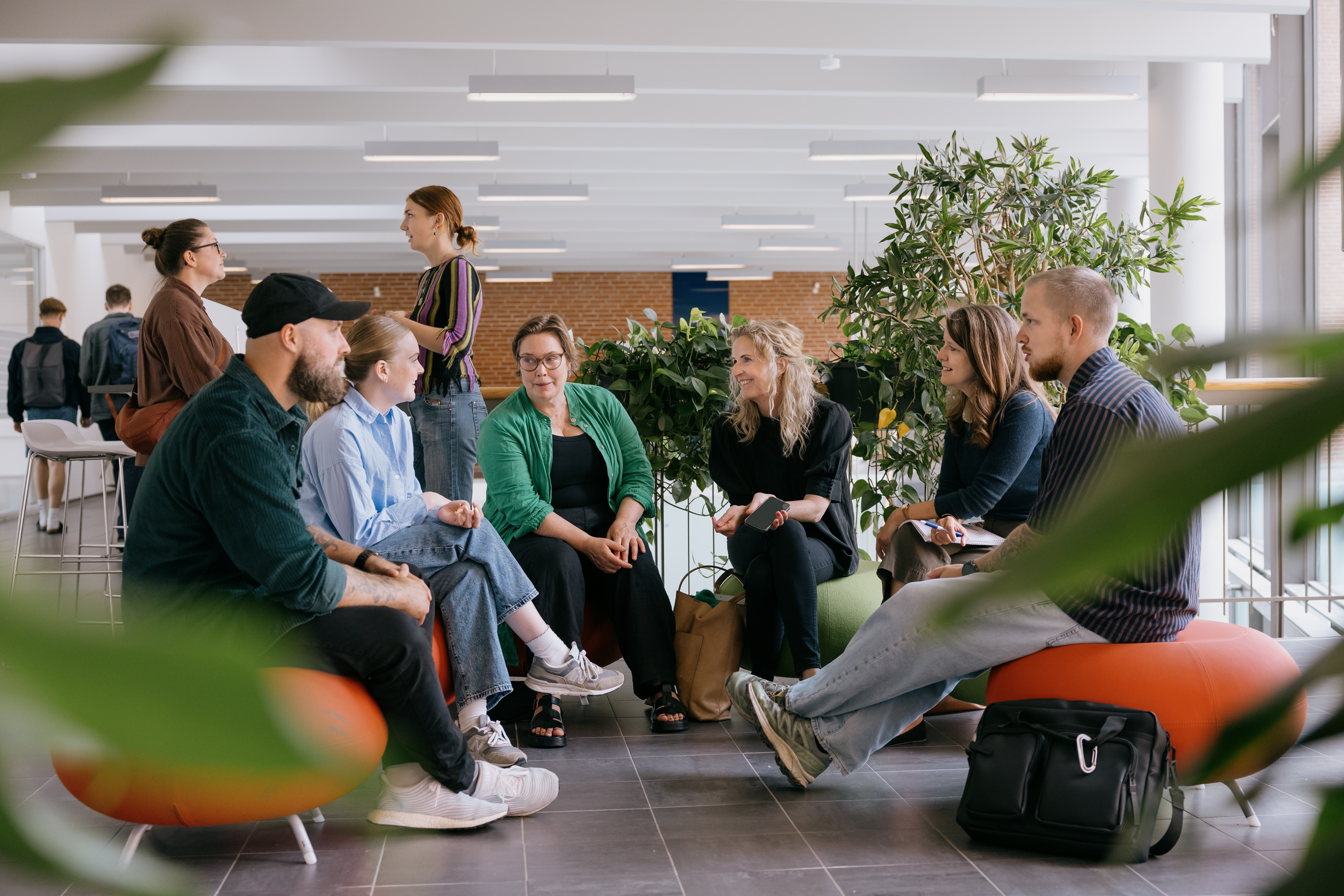 farver, mennesker, dialog, netværk