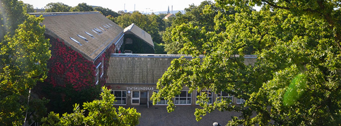 Department buildings seen from above Photo: Aarhus BSS
