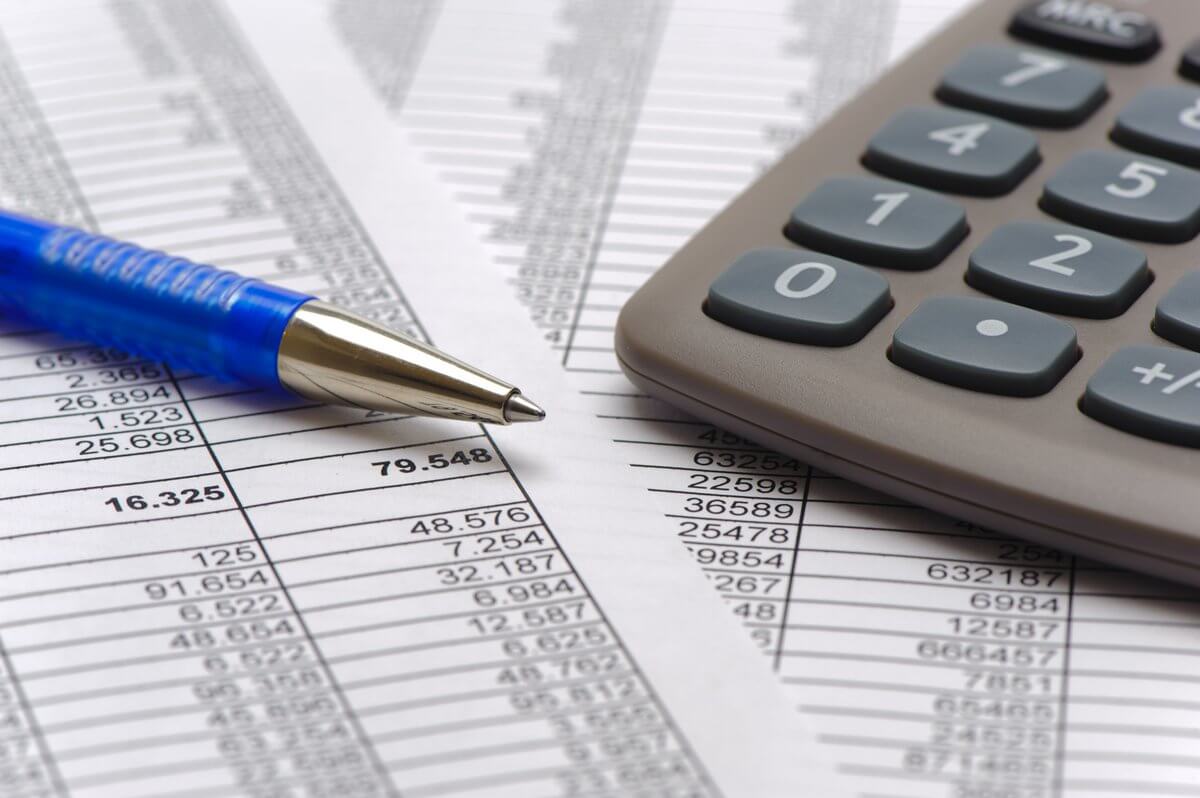 skrift, kuglepen, regnemaskine, font, tal